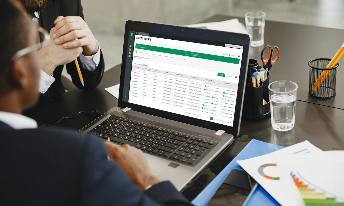User access review banking portal